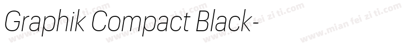 Graphik Compact Black字体转换